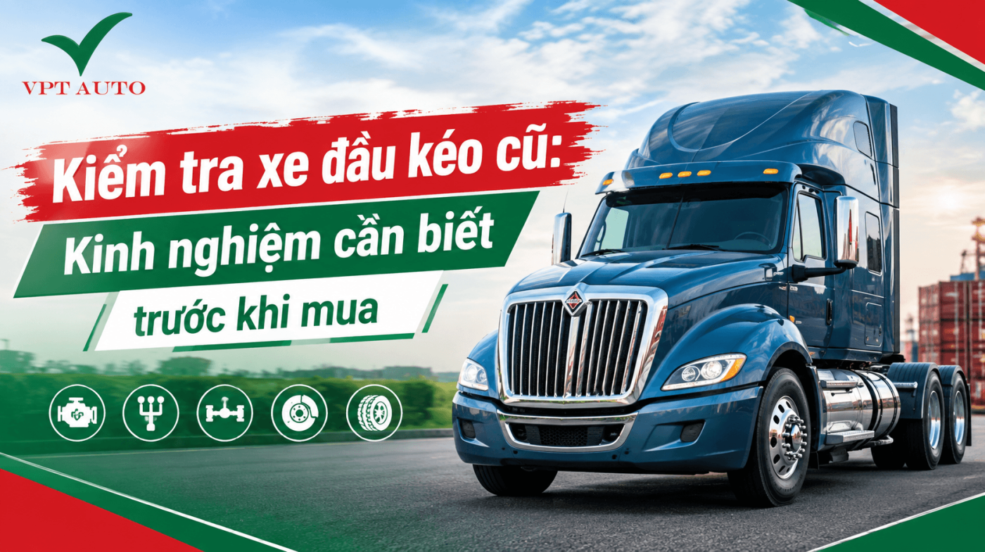 Kinh nghiệm mua xe đầu kéo cũ